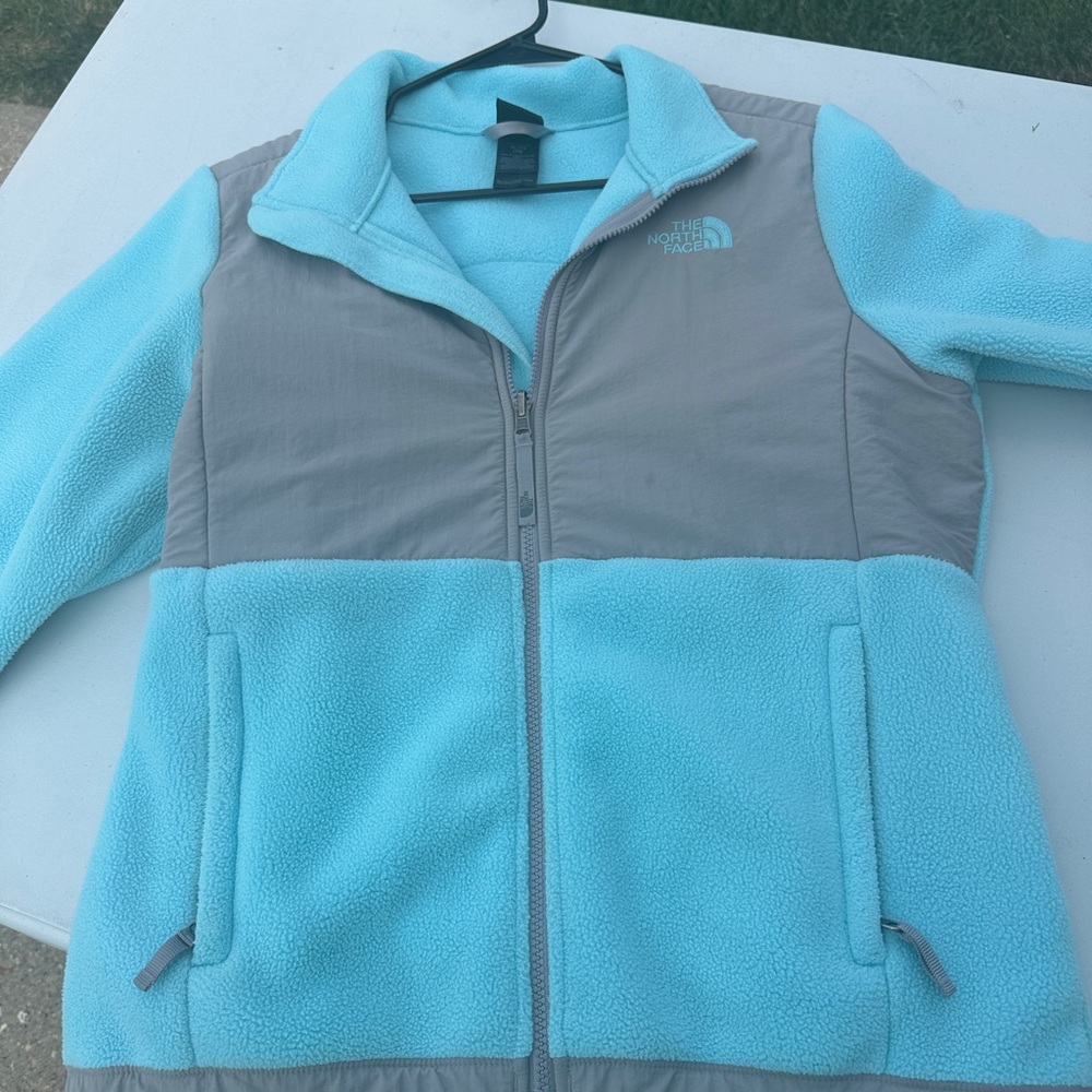The North Face Kids Fleece Jacket - Blue and Gray